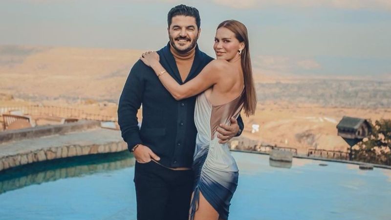 Ebru Şallı, Kapakdokya'da mini elbisesiyle poz verdi