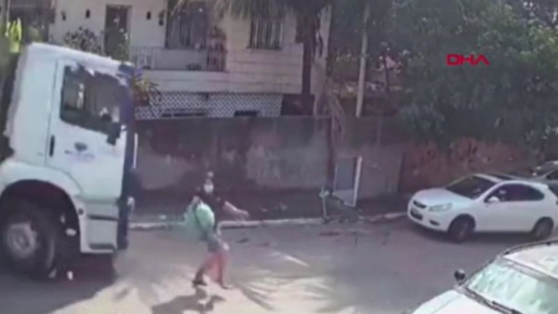 Brezilya'da kadının ölümden döndüğü anlar