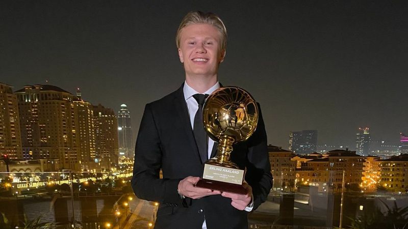 Erling Haaland, Altın Çocuk ödülünü kazandı