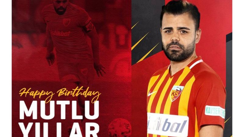 Kayseri sabah doğum gününü kutladığı futbolcuyu akşam kovdu
