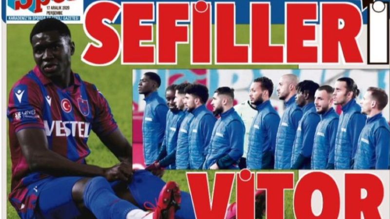 Trabzon yerel basını: Sefiller'i Vitor Hugo da kurtaramadı