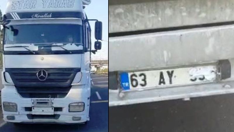 Şanlıurfa'da plakaya düzenek kuran şoföre ceza