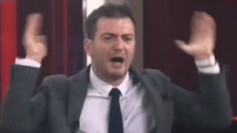 Son dakikada yenilen golde GS TV spikerleri