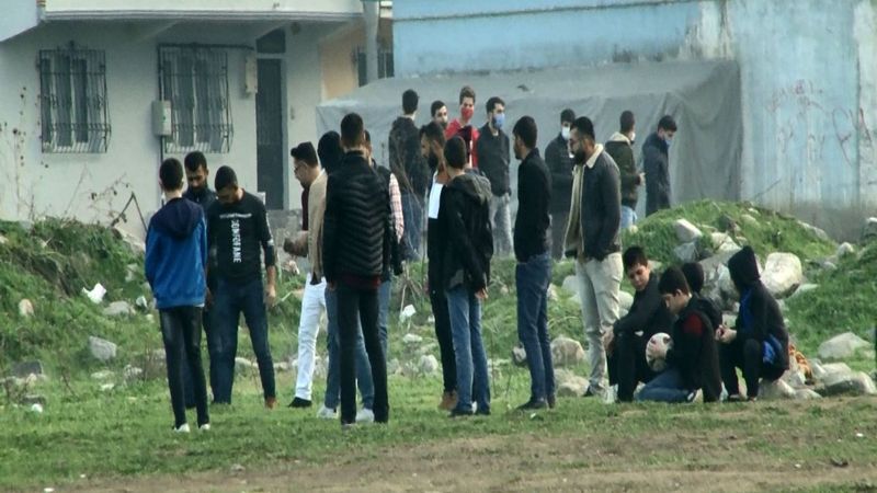 Bursa'da polis sirenini duyunca kaçan çocuklar