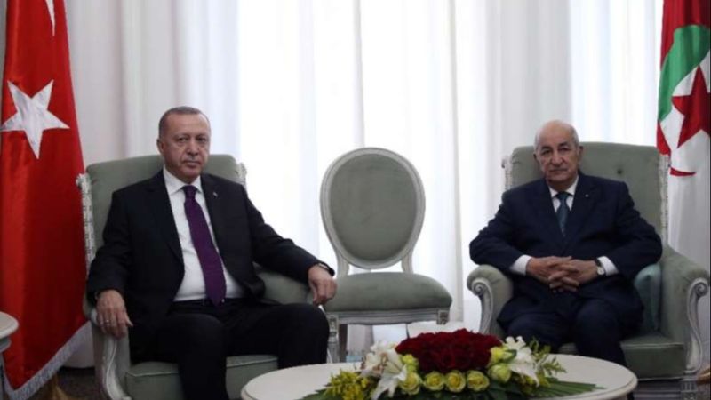 Cumhurbaşkanı Erdoğan, Cezayir Cumhurbaşkanı Tebbun ile görüştü