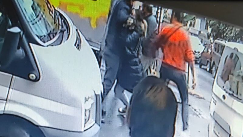 Şişli'de iki sürücü arasındaki yol kavgası