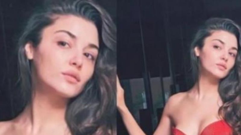 Hande Erçel makyajsız