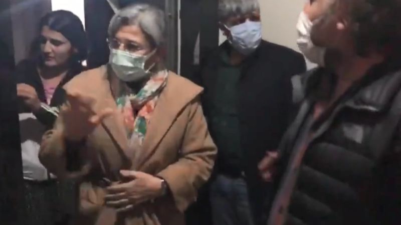 HDP'li Leyla Güven'in gözaltına alınma görüntüleri