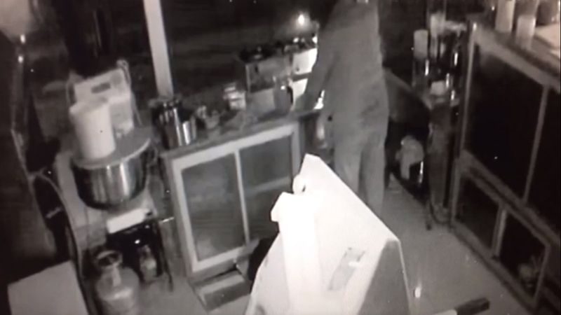 Kütahya'da lokantaya giren hırsız yemek yapıp, sadaka kutusu çaldı