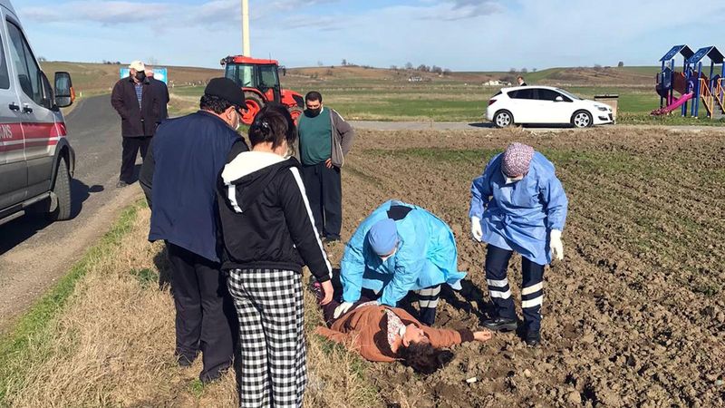 Tekirdağ'da kadının araçtan atladığı iddiası