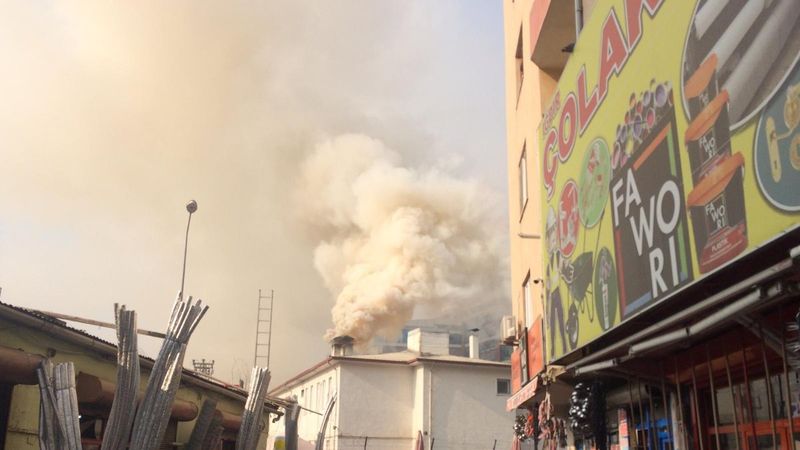 Iğdır Askerlik Şube Başkanlığı'nda yangın çıktı