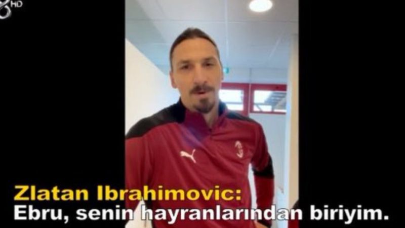 Zlatan Ibrahimovic: Ebru Gündeş hayranıyım
