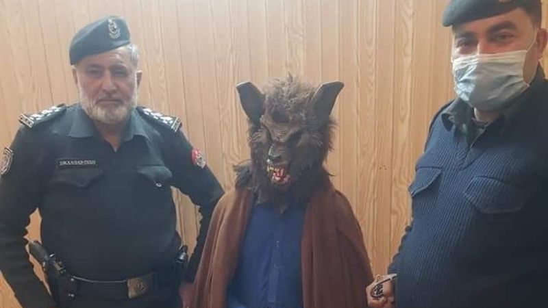 Pakistan'da 'kurt adam' yakalandı