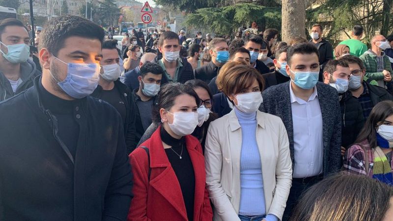 CHP, Boğaziçi Üniversitesi'nde düzenlenen eylemleri kışkırtıyor