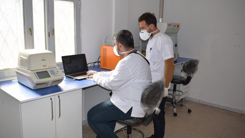 Barış Pınarı bölgesine 5 PCR test laboratuvarı kuruldu