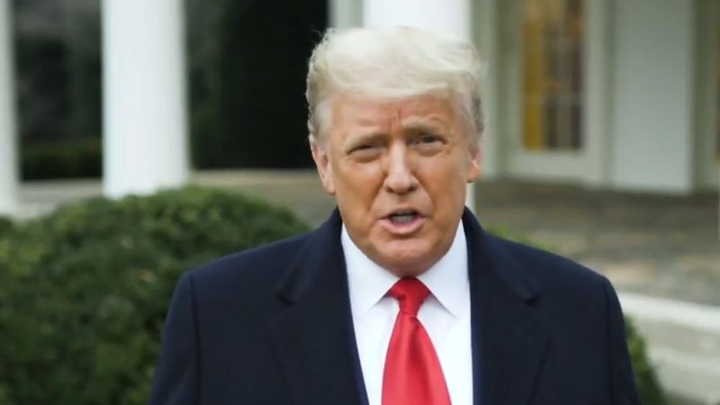 Donald Trump, eylemcilere eve dönün çağrısı yaptı