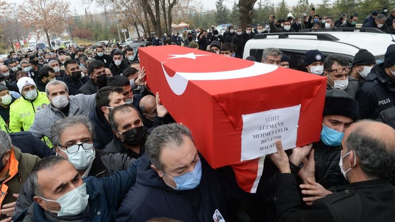 Malatya şehidini uğurladı