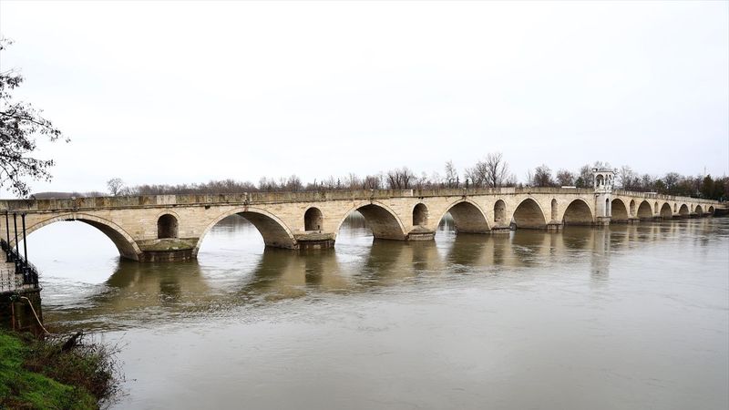 Meriç Nehri debisi son ayların en yüksek seviyesine yükseldi