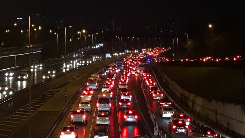15 Temmuz Şehitler Köprüsü'nde trafik yoğunluğu