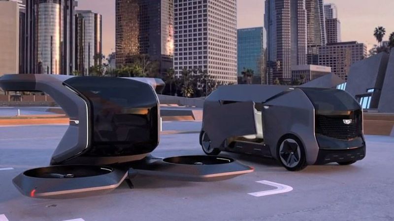 Cadillac, sürücüsüz uçan otomobilini tanıttı