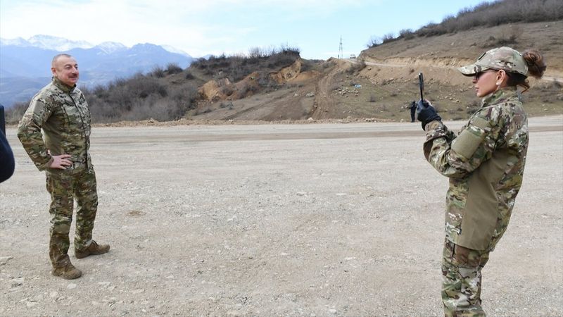 Azerbaycan Cumhurbaşkanı İlham Aliyev, Şuşa'yı ziyaret etti