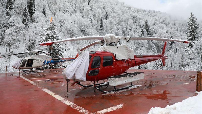 Kaçkar Dağları'nda heliski heyecanı yaşanacak