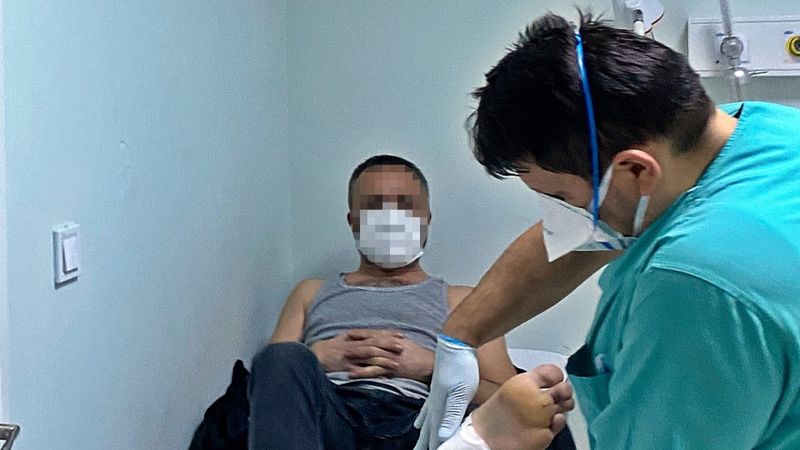 Samsun'da tüfekle vurulan 2 kardeş, yaralandı