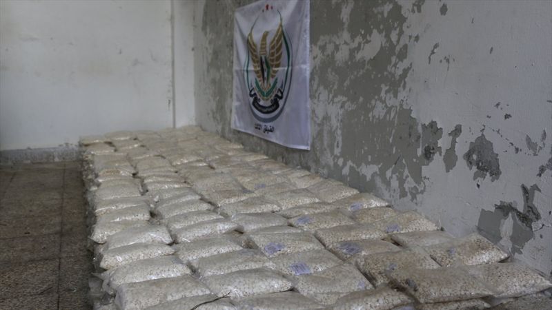 El Bab'da tırdan uyuşturucu çıktı