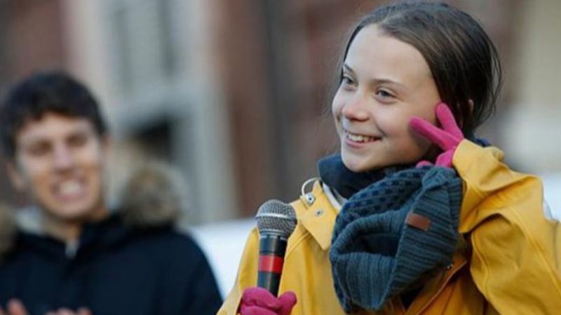 Greta Thunberg, Trump'ı kendi sözleriyle uğurladı