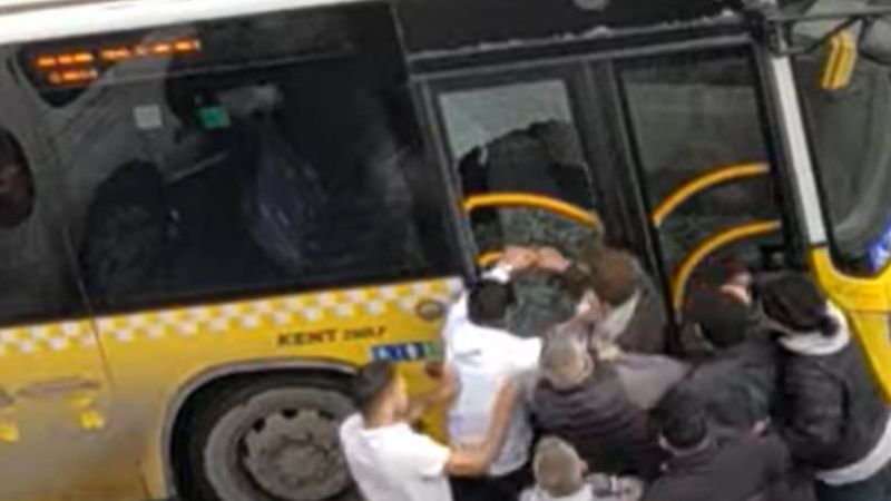 İstanbul'da otobüs şoförüne saldırı