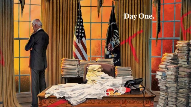 Time kapağına Biden'ı aldı