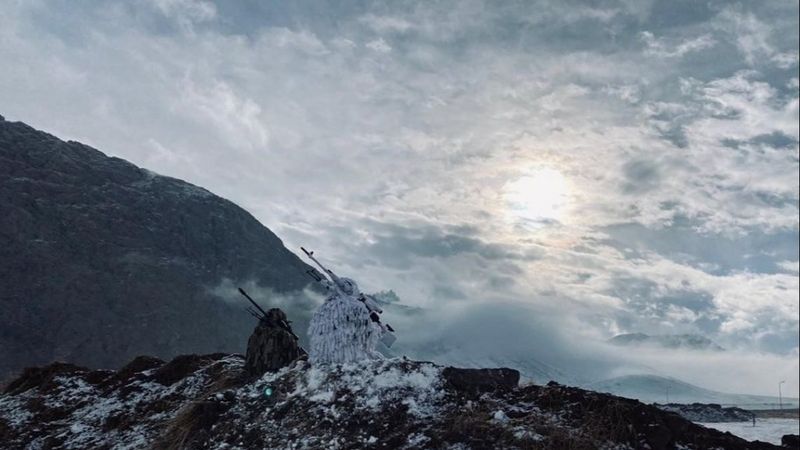 Mehmetçik'in keskin nişancı eğitiminden kareler