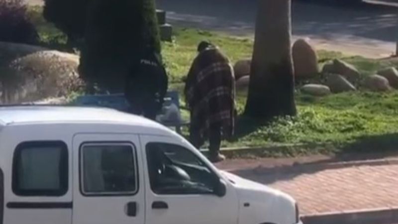Antalya’da polis memurundan içleri ısıtan davranış