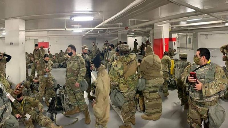 Washington'da görev alan 200 Ulusal Muhafız, koronaya yakalandı