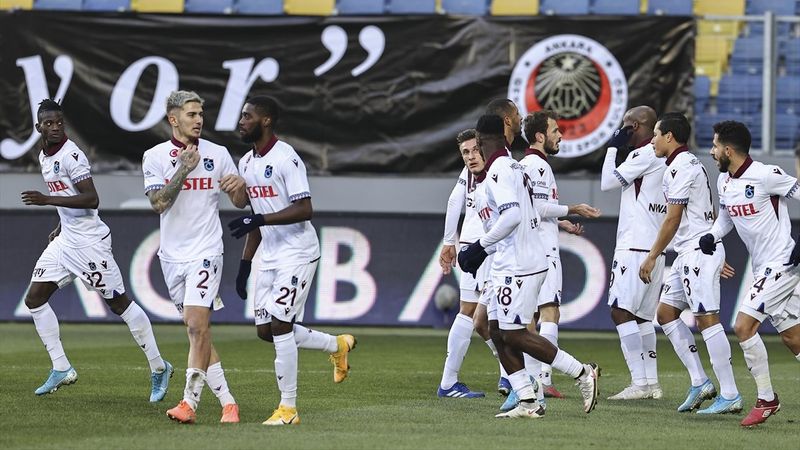 Trabzonspor deplasmanda Gençlerbirliği'ni mağlup etti
