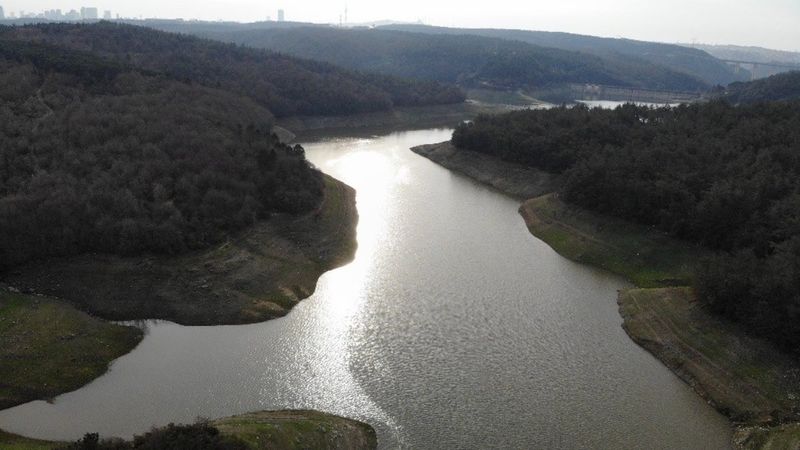 Elmalı Barajı'nda su seviyesi arttı