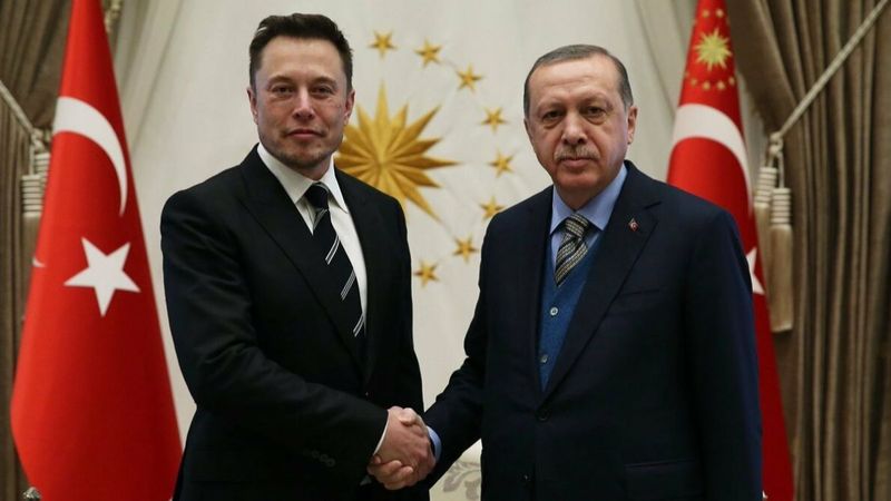 Cumhurbaşkanı Erdoğan, Elon Musk'la görüştü