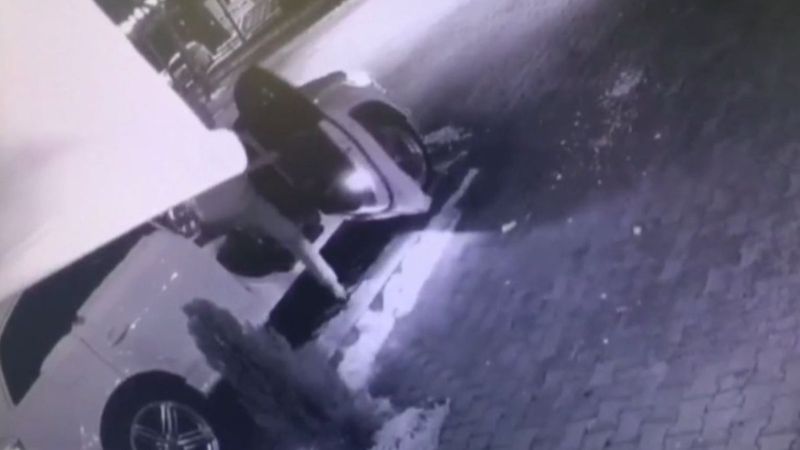 Esenyurt'ta milyonluk ciplerin çalınma anı