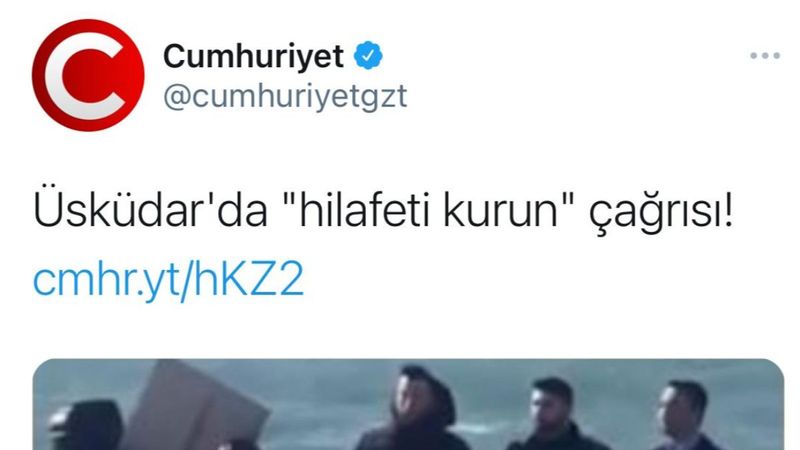 Üsküdar'daki görüntü Cumhuriyet gazetesini korkuttu