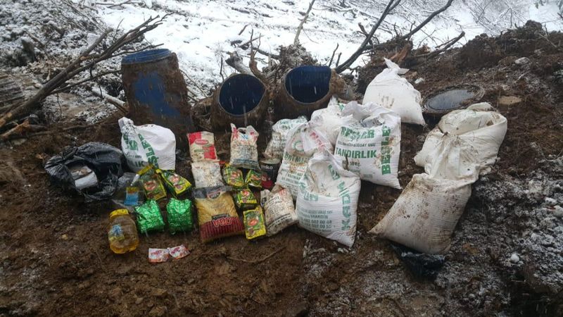 Bitlis'te PKK'ya ait çok sayıda mühimmat ele geçirildi