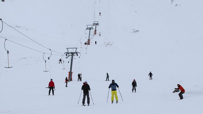Denizli'de kayak sezonu açıldı