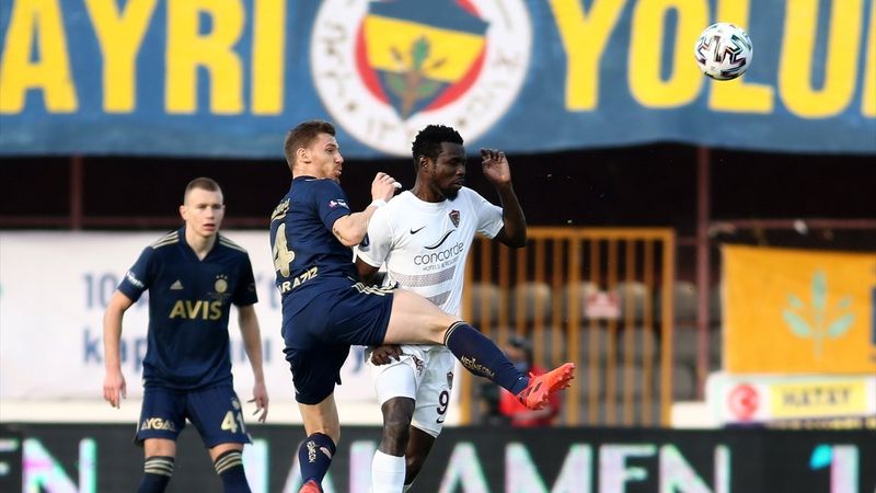 Fenerbahçe zorlu Hatay deplasmanından 3 puanı aldı
