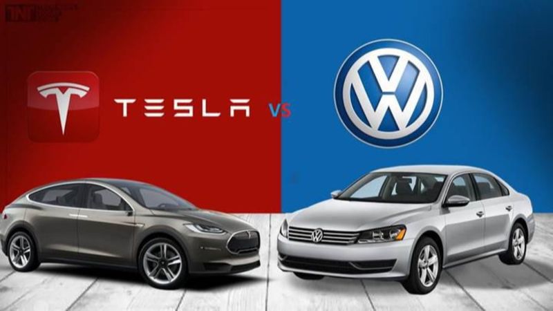 Tesla ve Volkswagen arasındaki elektrikli araç rekabeti büyüyor