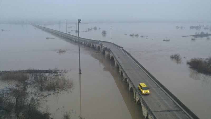 Ergene Nehri'nde turuncu alarm