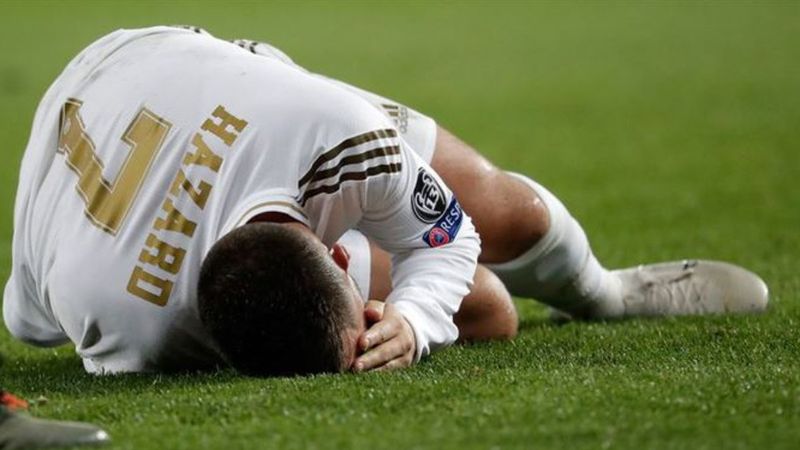 Eden Hazard, Real Madrid'de 6. kez sakatlandı
