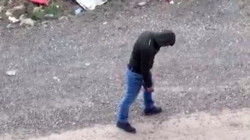 Sakarya'da bali çeken gencin içler acısı hali