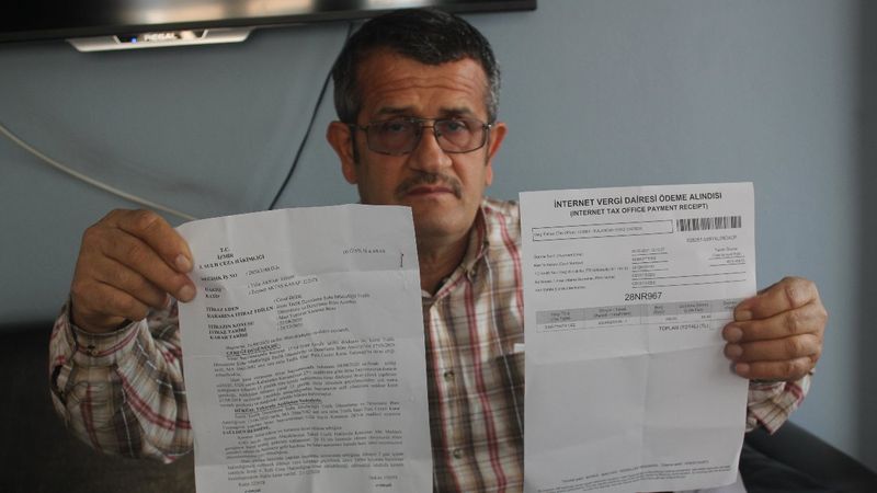 Ordu'da hiç gitmediği şehirden trafik cezası kesildi