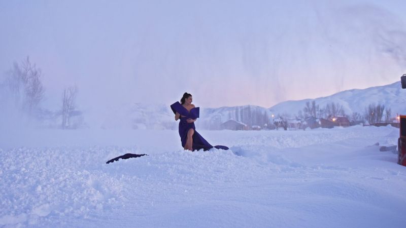 Tunceli'de terörden temizlenen Munzur Dağları'nda moda çekimi yapıldı