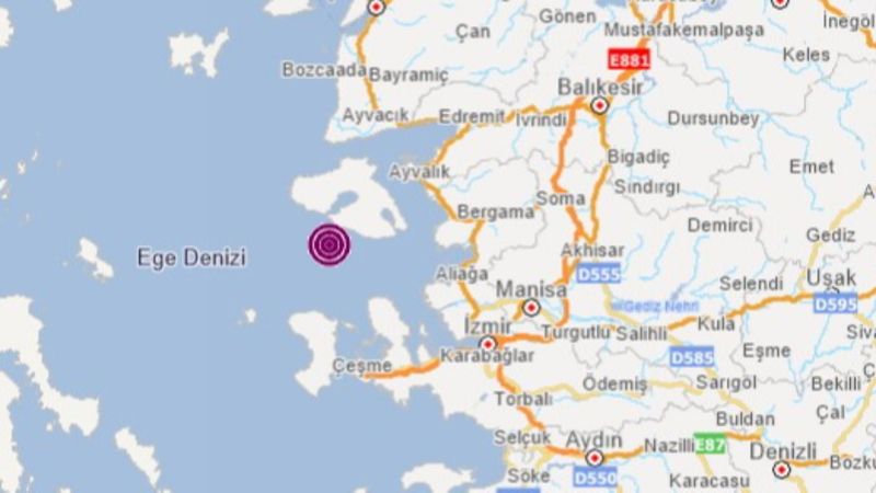 İzmir’de 4.1 büyüklüğünde deprem