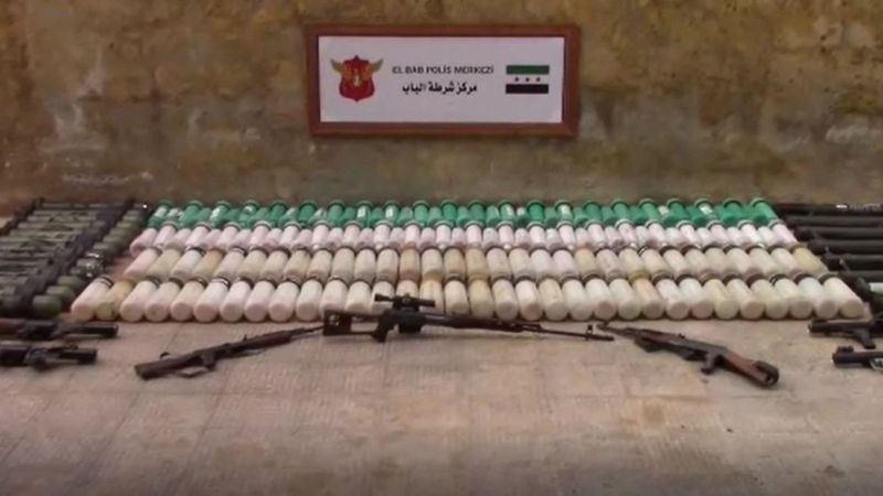 El Bab'da PKK'ya mühimmat taşıyan kamyona operasyon